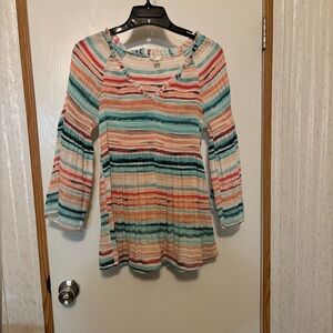 Spense Multicolor Striped Blouse